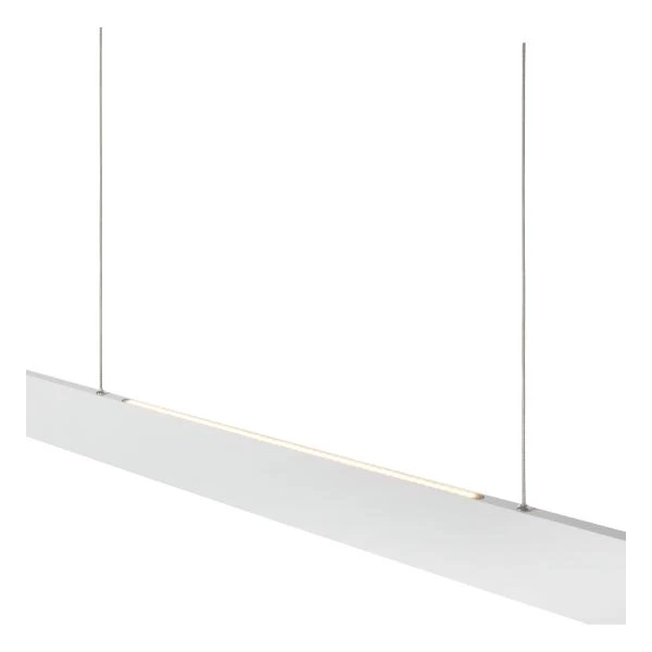 Lucide RAYA LED - Suspension - LED Dim. - 1x36W 2700K - Blanc - détail 1